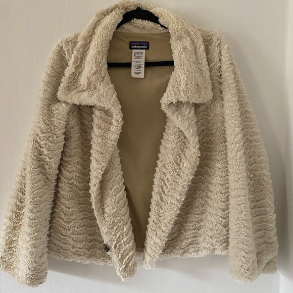 Patagonia Pelage Fleece Jacket, Cream - Picture 5 of 13